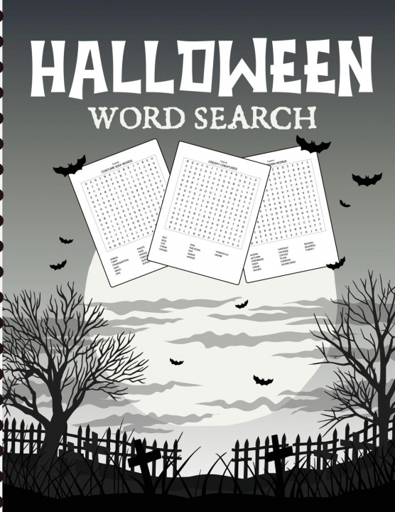 Könyv Halloween Word Search 