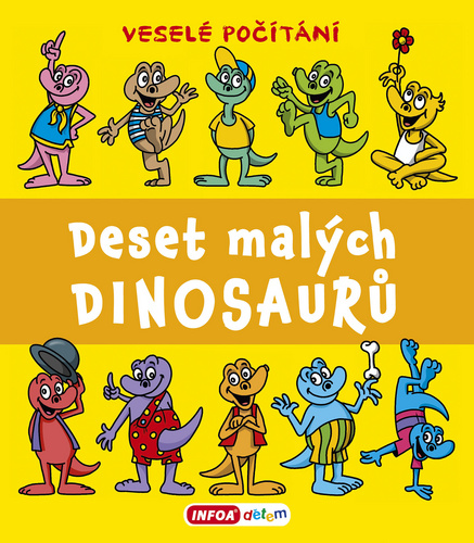 Knjiga Deset malých dinosaurů 
