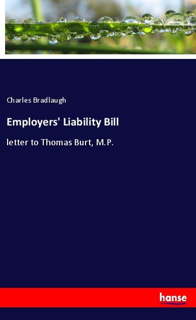 Knjiga Employers' Liability Bill 