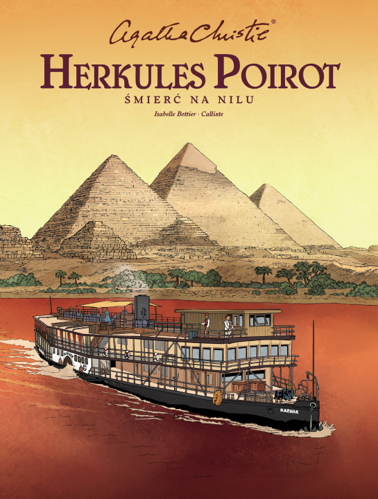 Kniha Herkules Poirot. Śmierć na Nilu. Agatha Christie Isabelle Bottier