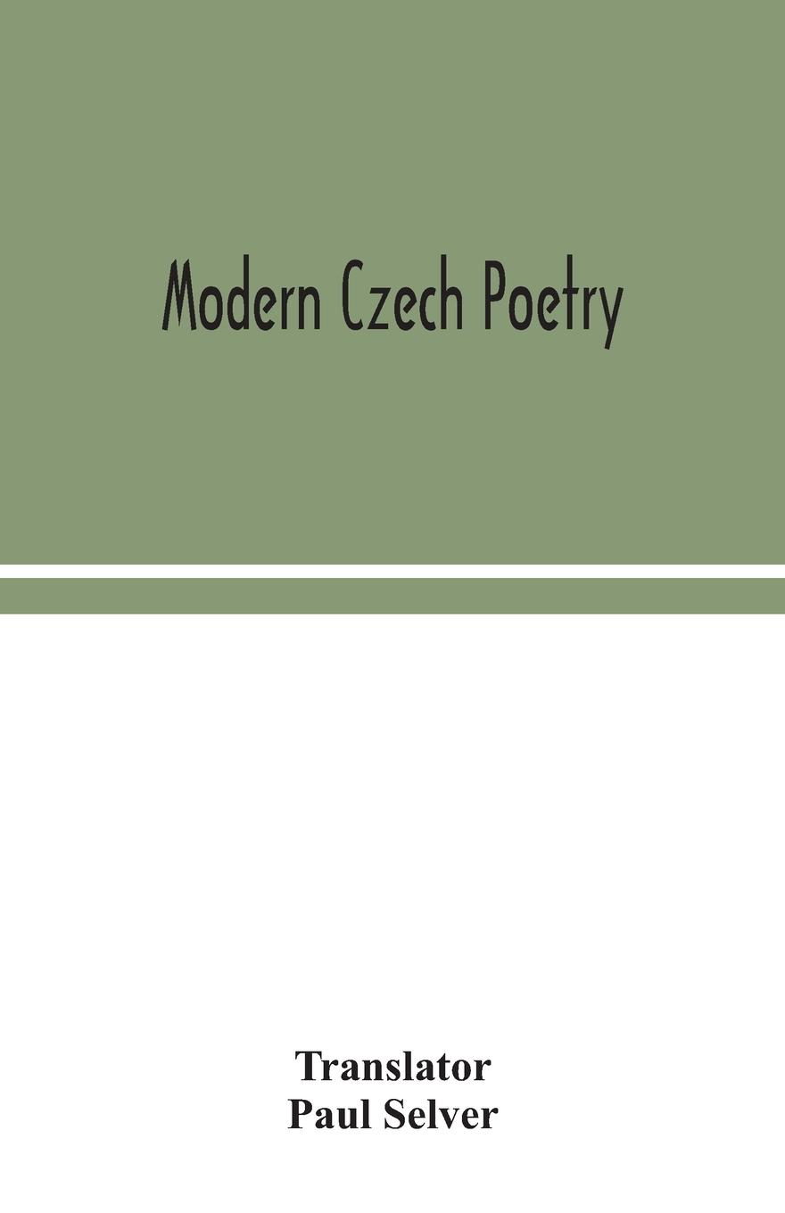 Carte Modern Czech poetry 