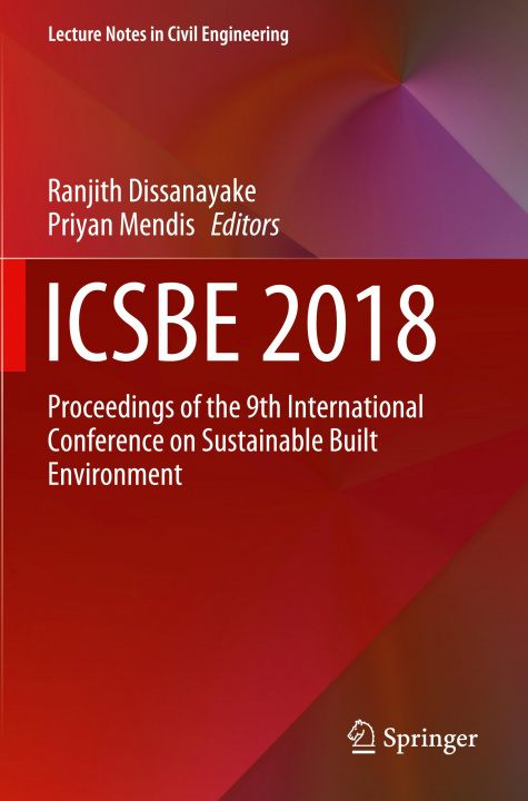 Knjiga ICSBE 2018 Priyan Mendis