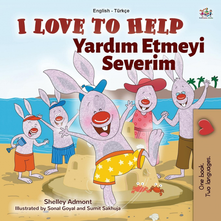 Kniha I Love to Help (English Turkish Bilingual Book for Kids) Kidkiddos Books