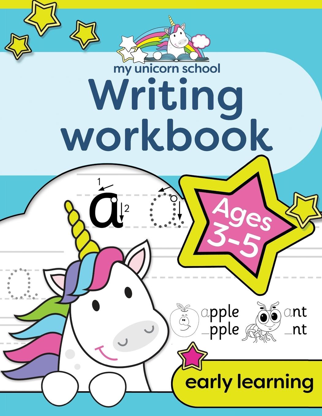 Kniha My Unicorn School Writing Workbook Age 3-5 