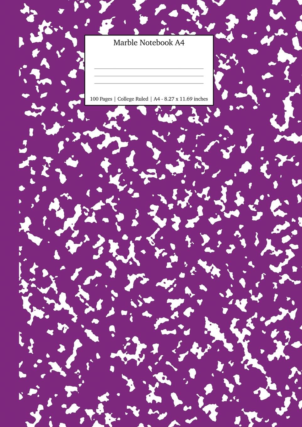 Knjiga Marble Notebook A4 Young Dreamers Press