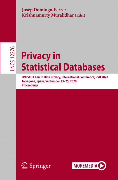 Knjiga Privacy in Statistical Databases Krishnamurty Muralidhar