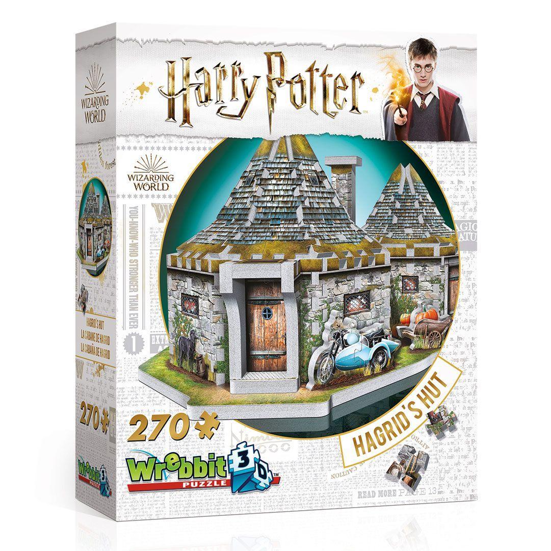 Joc / Jucărie Wrebbit 3D Puzzle Harry Potter Hagrid's Hut 270 