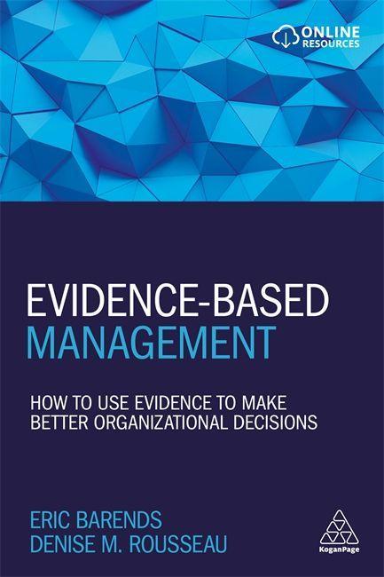 Livre Evidence-Based Management ERIC BARENDS