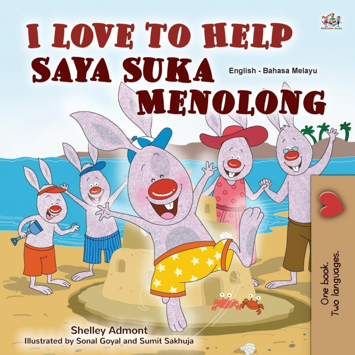 Kniha I Love to Help (English Malay Bilingual Book for Kids) Kidkiddos Books