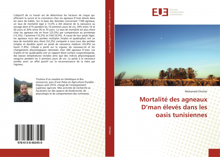 Carte Mortalite des agneaux D'man eleves dans les oasis tunisiennes MOHAMED CHNITER