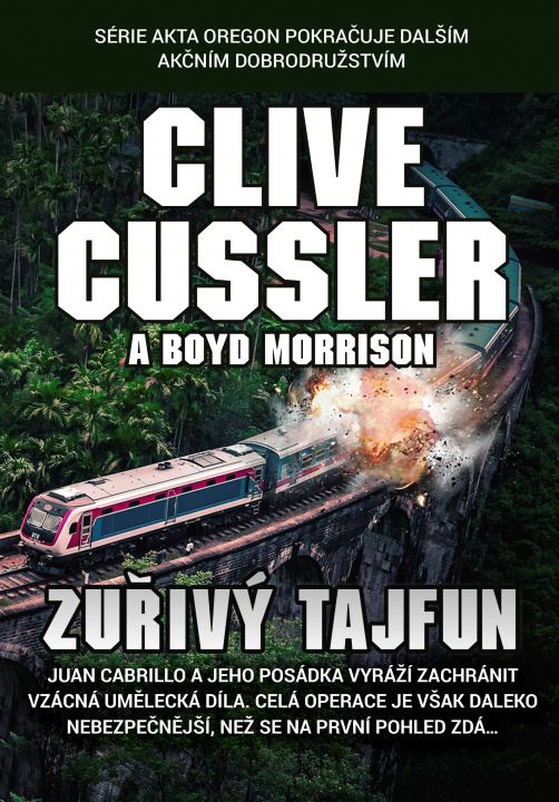Kniha Zuřivý tajfun Clive Cussler