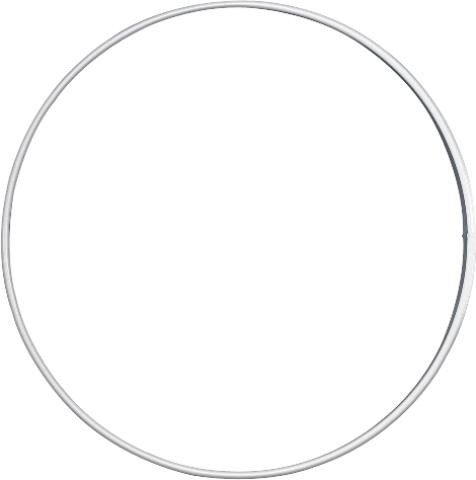 Knjiga Drátěný kroužek bílý O 15 cm 