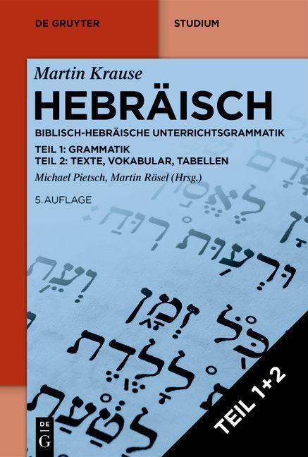 Kniha Hebräisch Martin Rösel