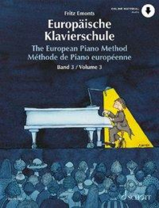 Kniha EUROPEAN PIANO METHOD BAND 3 V3 ONLINE Andrea Hoyer