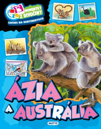 Carte Ázia a Austrália neuvedený autor