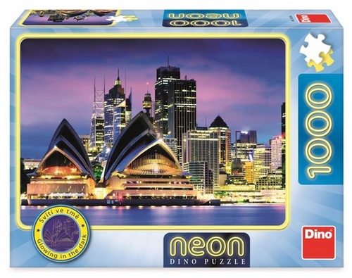 Hra/Hračka Puzzle 1000 Opera v Sydney neon 
