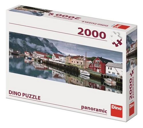 Játék Puzzle 2000 Rybářská vesnice panoramic 