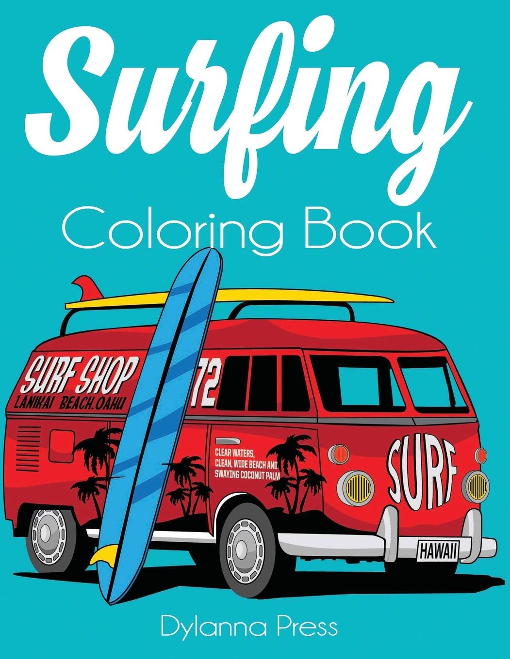 Könyv Surfing Coloring Book 