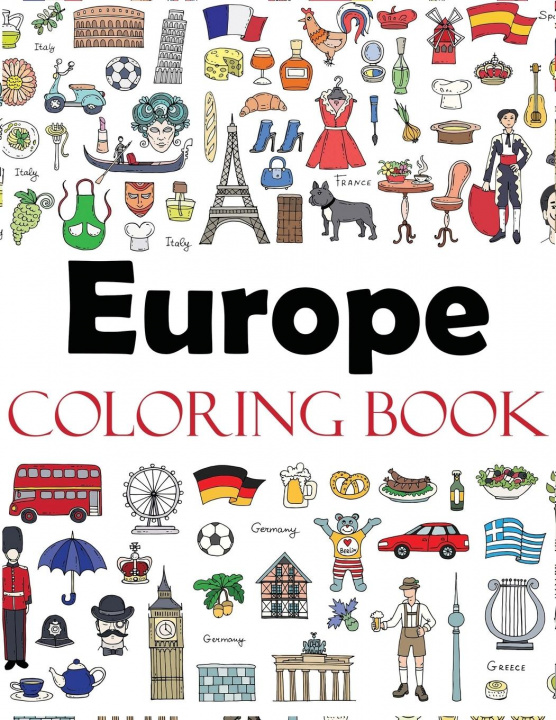 Könyv Europe Coloring Book 