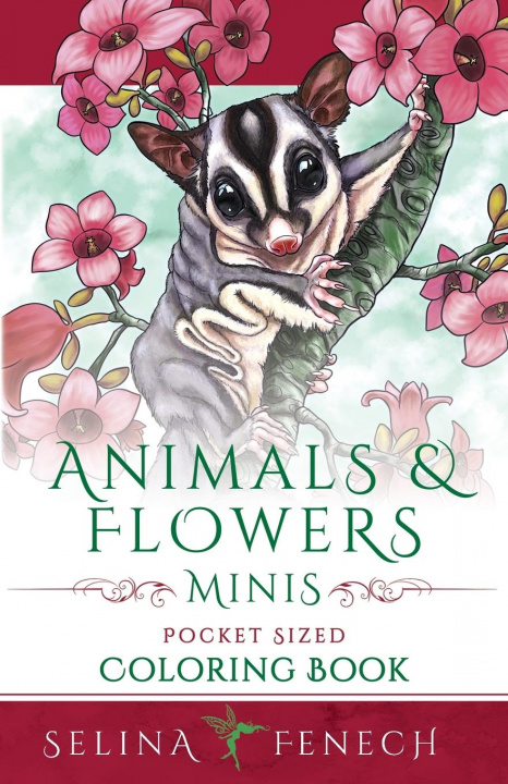 Könyv Animals and Flowers Minis - Pocket Sized Coloring Book 