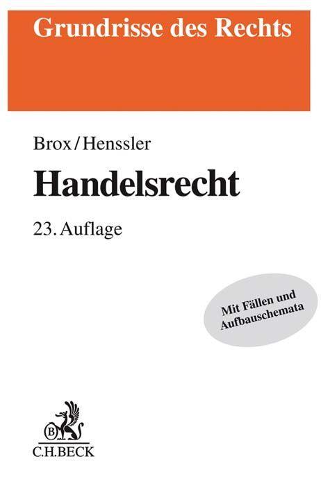 Libro Handelsrecht Martin Henssler