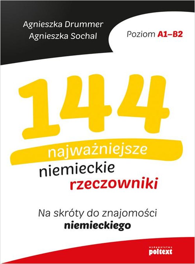 Könyv 144 najważniejsze niemieckie rzeczowniki Agnieszka Drummer