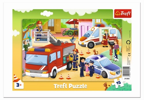 Játék Puzzle Zásahová vozidla 