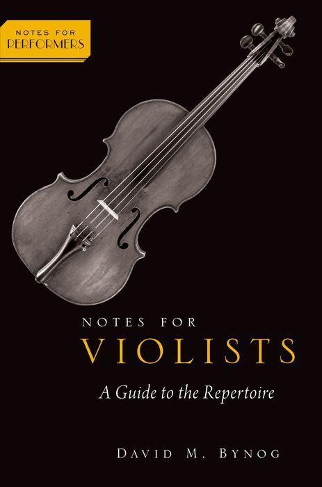 Knjiga Notes for Violists Bynog