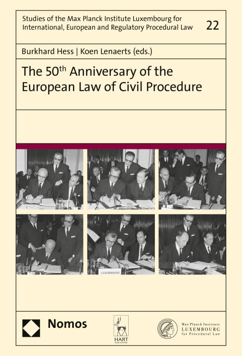 Książka 50th Anniversary of the European Law of Civil Procedure HESS BURKHARD