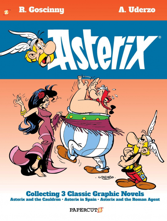 Carte Asterix Omnibus #5: Collecting Asterix and the Cauldron, Asterix in Spain, and Asterix and the Roman Agent 