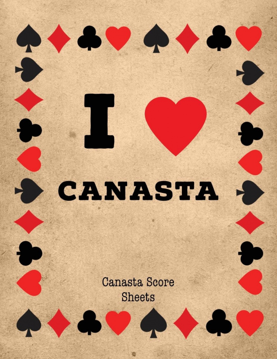 Knjiga Canasta Score Sheets Amy Newton