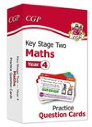 Carte KS2 Maths Practice Question Cards - Year 4 CGP Books