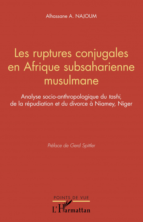 Kniha Les ruptures conjugales en Afrique subsaharienne musulmane 