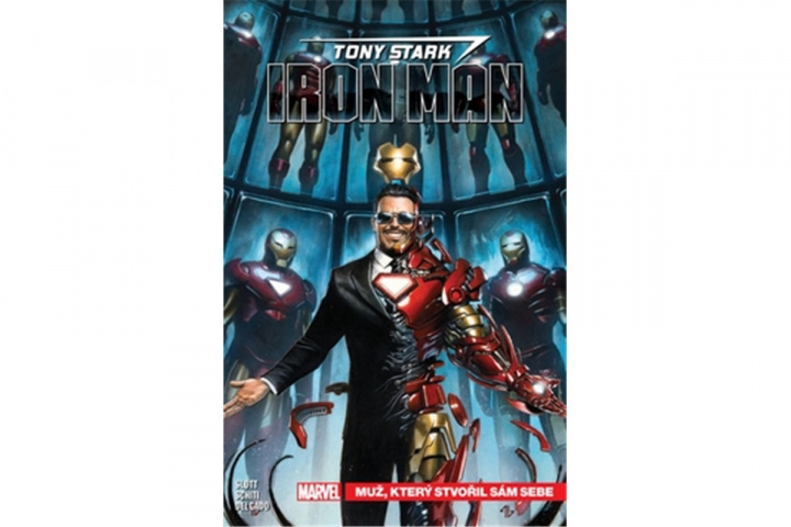 Book Tony Stark Iron Man Muž, který stvořil sám sebe Dan Slott
