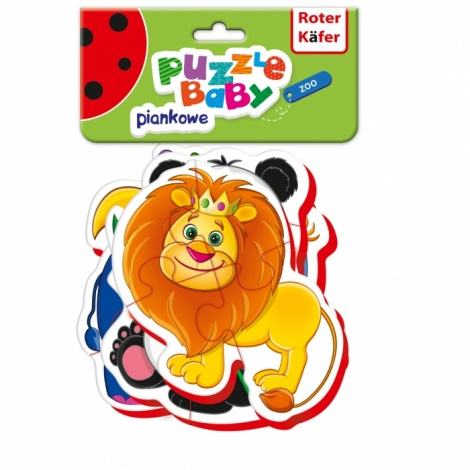 Kniha Puzzle baby Zoo RK6010-04 