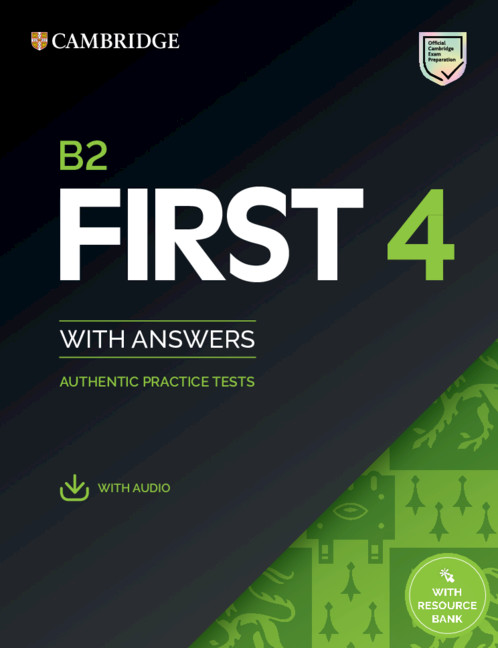 Книга B2 First 4. Student's Book with Answers with Audio with Resource Bank Cambridge University Press