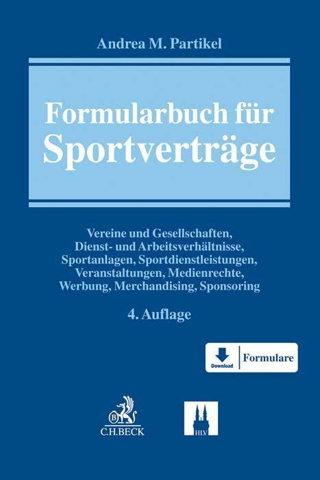 Kniha Formularbuch für Sportverträge 