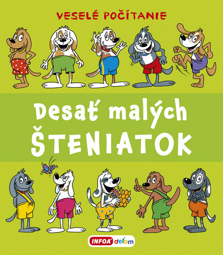 Kniha Desať malých šteniatok Pavlína Šamalíková
