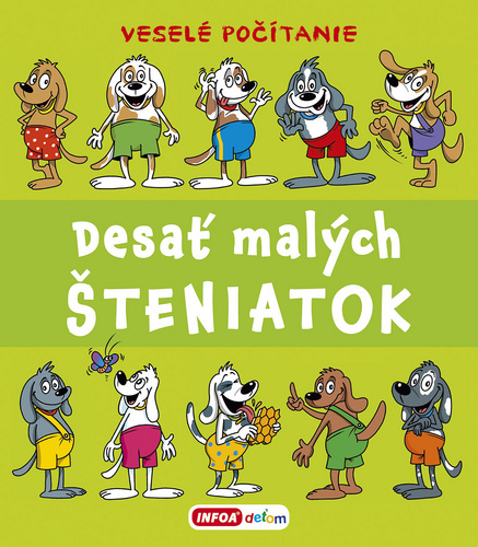 Book Desať malých šteniatok Pavlína Šamalíková