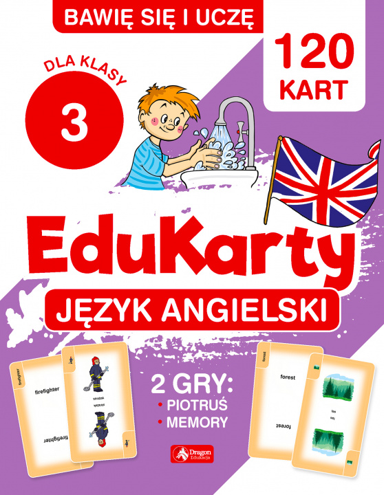 Kniha Język angielski dla klasy 3 EduKarty Bartłomiej Paszylk
