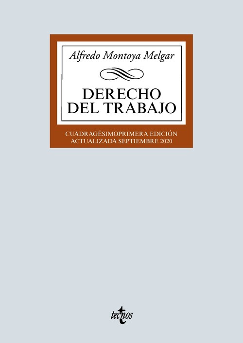 Аудио Derecho del Trabajo ALFREDO MONTOYA MELGAR