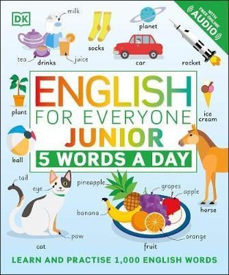 Knjiga English for Everyone Junior 5 Words a Day 