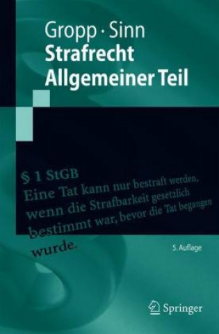 Kniha Strafrecht Allgemeiner Teil Arndt Sinn
