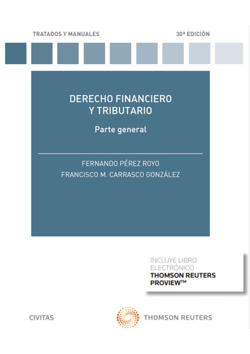 Carte Derecho financiero y tributario (Papel + e-book) FERNANDO PEREZ ROYO