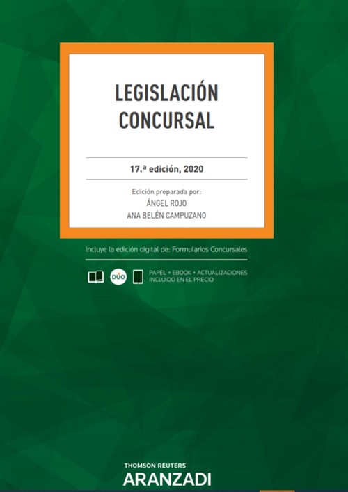 Kniha Legislación Concursal (Papel + e-book) 