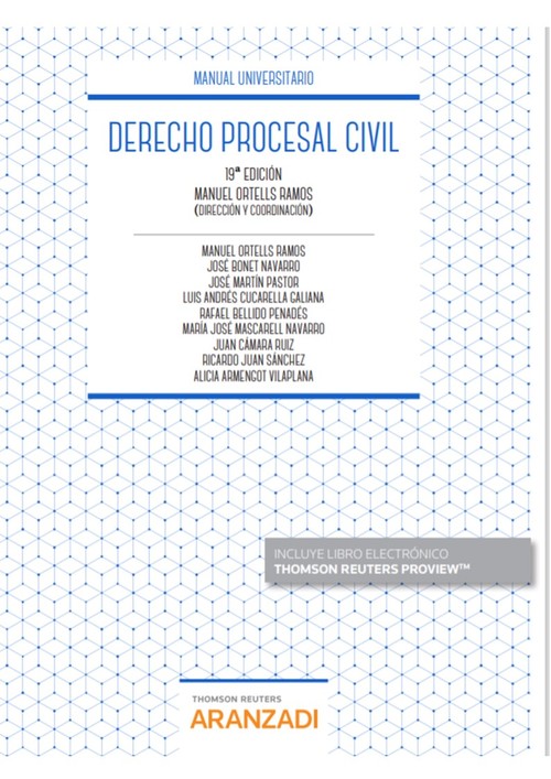 Книга Derecho Procesal Civil (Papel + e-book) 