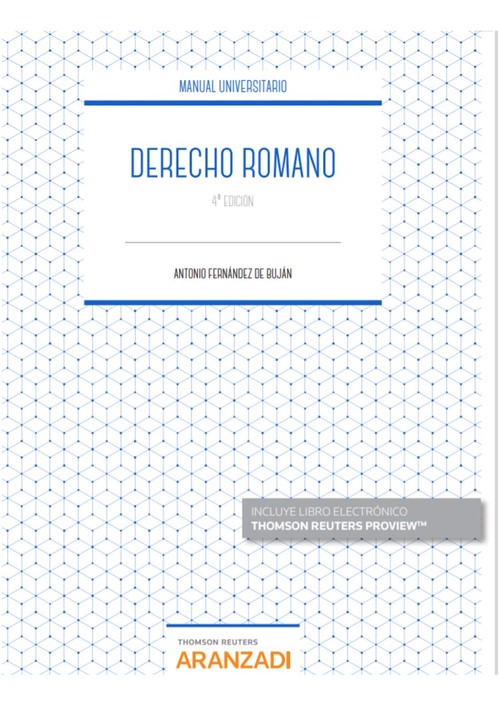 Книга Derecho Romano (Papel + e-book) ANTONIO FERNANDEZ DE BUJAN Y FERNANDEZ