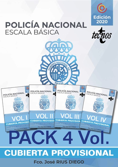 Kniha Pack Temario oposición escala básica policía nacional JURISPOL