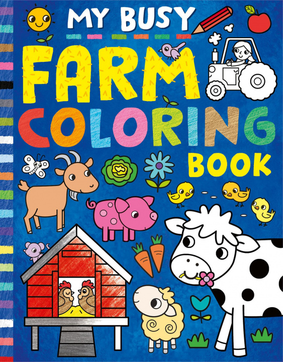 Kniha My Busy Farm Coloring Book Cathy Hughes