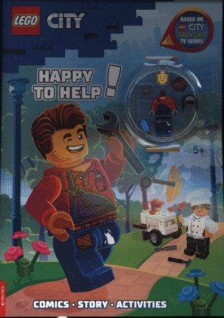 Książka LEGO (R) City: Happy to Help! Activity Book (with Harl Hubbs minifigure) AMEET